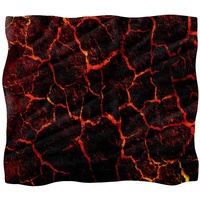Fleece Überwurfdecken Bettdecke,Oberflächenstruktur des Vulkans,Weiche Decke,warme Heimdekoration,gemütliche Decke