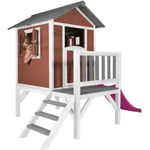 Axi Spielhaus Lodge XL Rot Holz