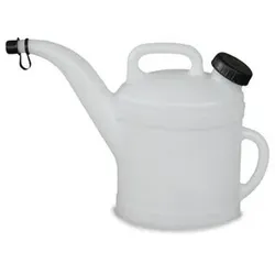 Ölkanne aus PE mit Skala und Schraubdeckel, 6,0 Liter Volumen