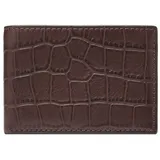 Fossil Derrick Bifold Herren Portemonnaie braun