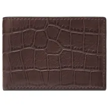 Fossil Derrick Bifold Herren Portemonnaie braun