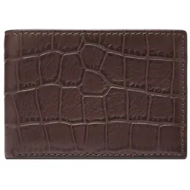 Fossil Derrick Bifold Herren Portemonnaie braun
