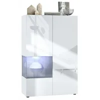 Vladon Standvitrine Morena V2 (Standvitrine, mit 2 Türen und