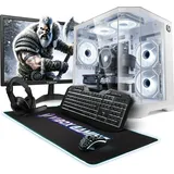 Vibox V-507 Gaming PC Set Komplett - Monitor 23 Zoll - Ryzen 5 5500 4,2 GHz - RTX 5060 8 GB - 16 GB RAM - 1 TB SSD - Windows 11 - WiFi 6 + Bluetoot...