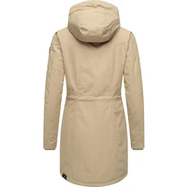 Ragwear Wintermantel "Elsien", Damen, Gr. XL (42), grau (taupe), Obermaterial: 100% Polyester. Innenfutter: 100% Polyester. Wattierung: 100% Polyester, tailliert ca.