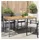 vidaXL Gartentisch 150 x 90 x 75 cm Grau