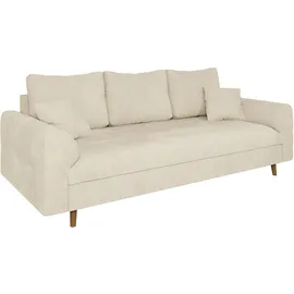 s-style möbel 3-SITZER-SOFA Sigurd Beige Chenille
