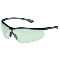 uvex sportstyle Schutzbrille, variomatic, Federleichte Arbeitsschutzbrille in sportivem Design, Farbe: schwarz / anthrazit