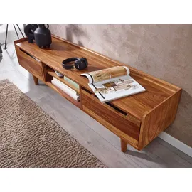 FineBuy Lowboard 145 x 43 x 35 cm Braun Holz