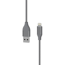 XLAYER Kabel PREMIUM Metallic USB to Lightning 1.5m Smartphone-Kabel, Lightning, Lightning (150.00 cm) grau