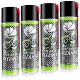 AABCOOLING 4X Pure Brake Cleaner 500 ml universeller Bremsenreiniger, Teilereiniger, Entfetter, entfernt Öl, Fett, Schmutz, Bremsstaub, für Auto, Motorrad; geeignet für Felgen und Bremssysteme