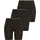 Ysabel Mora Lange Unterhose 3 St. Schwarz XL