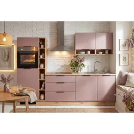 BASIC by Balculina Küchenzeile BASIC Oskar 270 cm rosa