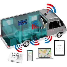 Selfsat MWR 5540 5G Cat 12 WLAN Router bis 2,6 Gbps inkl. Shark 5G Antenne weiß