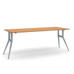 Konferenztisch, Besprechungstisch WIDE, Kirschbaum, Platte 200x80 cm