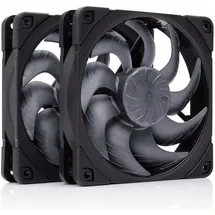 Noctua NF-A12x25 G2 PWM SX2-PP chromax.black 120 mm PWM Gehäuselüfter 2er-Pack