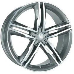 MAM Wheels A1 Palladium Front Polish 8x18 ET 44 5/112 Alufelge Grau