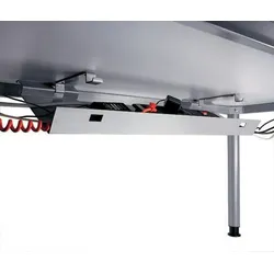 Hammerbacher Kabelwanne abklappbar 90cm Grau