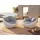 vente-unique Gartensessel 2er-Set Loungemöbel Elfenbeinweiß