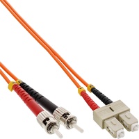InLine LWL Duplex Kabel ST/SC 50/125µm 15m