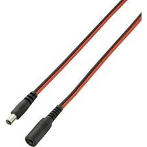 VOLTCRAFT 93025c183 Niedervolt-Verlängerungskabel Niedervolt-Stecker - Niedervolt-Buchse 5.5 mm 2.5