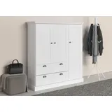 OTTO home Wäscheschrank Motala 122 x 130 x 35 cm Weiß