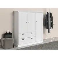 OTTO home Wäscheschrank Motala 122 x 130 x 35 cm Weiß