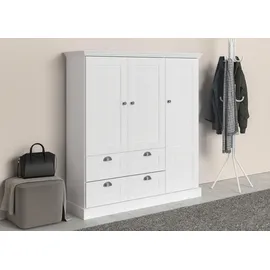 OTTO home Wäscheschrank Motala 122 x 130 x 35 cm Weiß