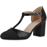 VAN HILL Damen Mary Janes in Schwarz