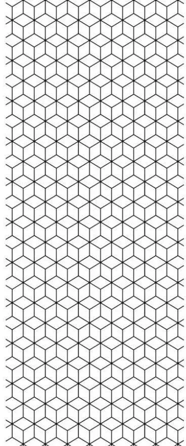 Duscholux PanElle Graphics Duschrückwand Cubes - Duschkabine
