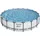 BESTWAY Steel Pro Max Frame Pool Set 549 x 122 cm lichtgrau inkl. Filterpumpe