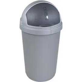 Curver Mülleimer 50 l Silber
