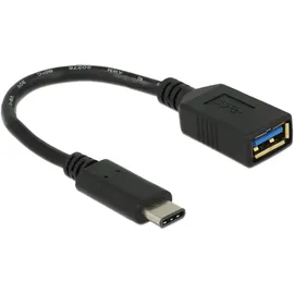 DeLock USB-C auf USB-A Adapter 15 m Schwarz