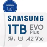 Samsung EVO Plus SDHC inkl. SD-Adapter, Micro-SD Speicherkarte, 1 TB, 160 MB/s