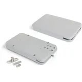 Emuca -Mechanismus für Falttüren Miniwinch mit Abdeckkappe, 14 kg, Stahl und Kunststoff, Grau