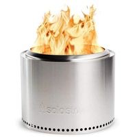 Solo Stove Feuerschale „Bonfire“ 1.0 - Outdoor-Kamin aus Edelstahl, raucharm - Tragbare Feuerstelle für Terrasse, Garten - Feuertonne, Holzofen, Feuerkorb, Terrassenofen - ⌀ 49,5 cm, Höhe 35,5 cm