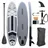 e4fun Stand Up Paddle Board 320 x 81 x 15 cm grau