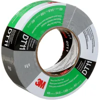 3M Schwerlast-Gewebeklebeband DT11, Silber, 48 mm x 55 m,