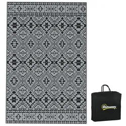 Outsunny Outdoor-Teppich Kunststoff