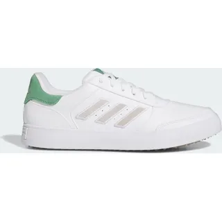 Adidas Retrocross 24 Spikeless Golfschuh Cloud White / Cloud White / Preloved Green 46