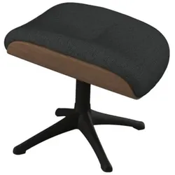 Fußhocker FLEXLUX "Clement", grau (dervit grau), B:44cm H:39cm T:35cm, 100% Polyester, Hocker, Fußhocker, Hohes Komfort, Entspannungsmöbel, Gemütlichkeit