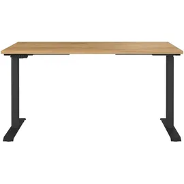 Germania Schreibtisch Jet Eiche / Schwarz