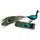 Krebs Glas Lauscha Glas Pfau blau, Material Glas, Krebs Glas Lauscha