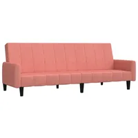 vidaXL Schlafsofa 2-Sitzer Rosa Samt