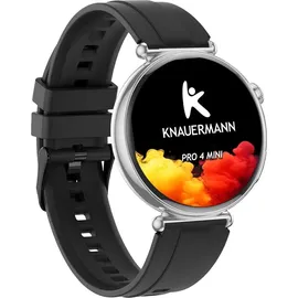 knauermann PRO 4 Mini 41mm Schwarz Silikonband Schwarz