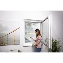 Primaster Fliegengitter Open-Up 130 x 150 cm Weiß