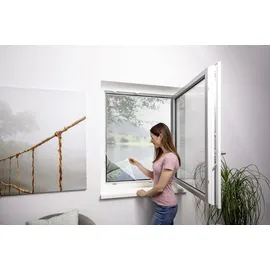 Primaster Fliegengitter Open-Up 130 x 150 cm Weiß
