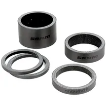 Sram Steuersatz Spacerset 2,5 mm x 2, 5 mm x 1, 10 mm x 1, 20 mm schwarz