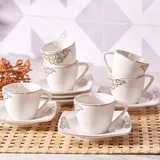 KARACA Espressotasse 0,08 l Weiß 6 St.