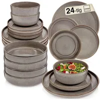 sänger geschirr Kairo Tafelservice 24-tlg. graphit